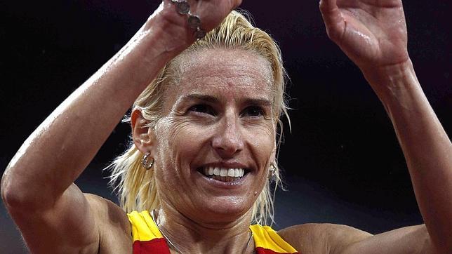 Marta Domínguez, lejos de las medallas en 3.000 metros obstáculos