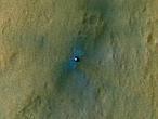 Primera imagen en color del Curiosity desde la órbita de Marte