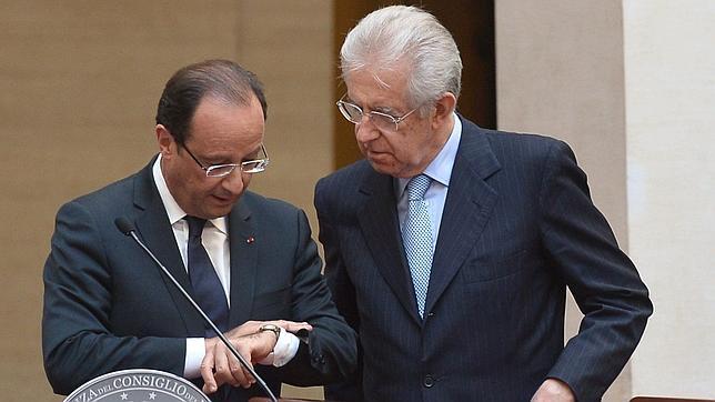 Monti se reunirá con Hollande en Roma el 4 de septiembre