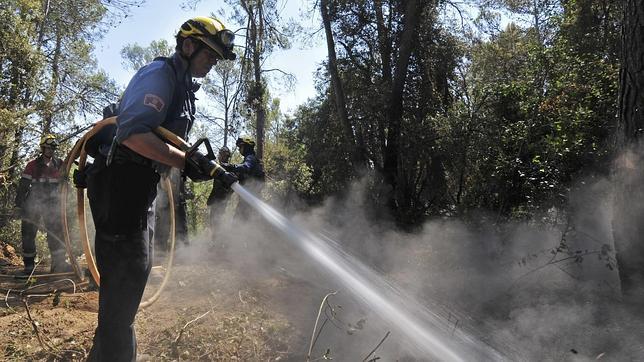 Los bomberos controlan el fuego de Madremanya tras arrasar más 220 hectáreas