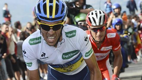 Contador: «Hoy me encontré bien pero Purito está muy fuerte»