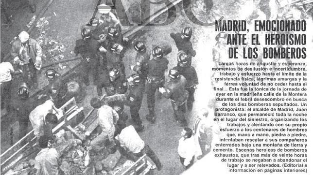 Veinticinco aniversario de la tragedia de los almacenes Arias de Madrid