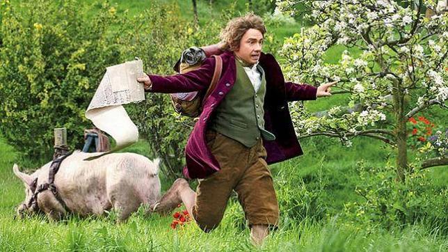 Bilbo, a la carrera en la nueva imagen de «El Hobbit: Un viaje inesperado»