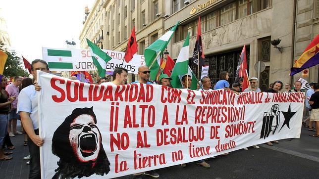 Arranca la marcha del SAT en Almería con 300 personas
