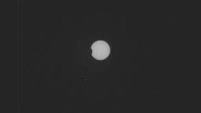 El Curiosity capta un eclipse solar desde Marte