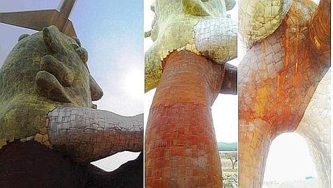 Ripollés defiende el perfecto estado de conservación de la estatua del aeropuerto