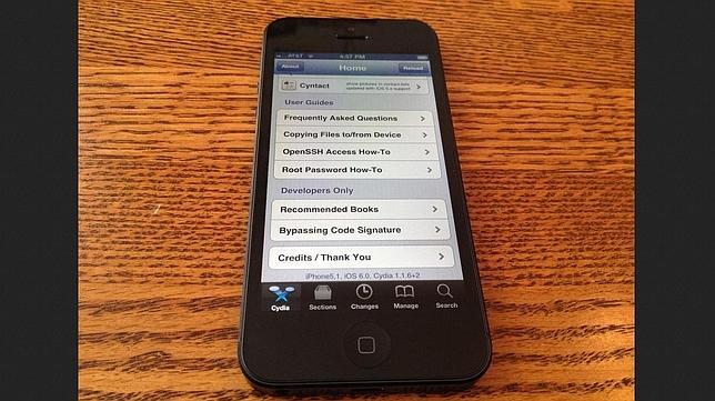 El iPhone 5 sucumbe al «jailbreak»