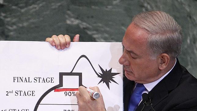 Netanyahu insiste en pedir a la ONU que marque «líneas rojas» a Irán por su programa nuclear
