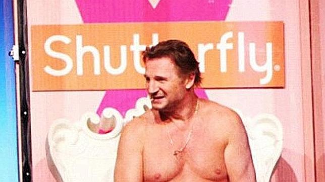 Liam Neeson, desnudo para apoyar la lucha contra el cáncer
