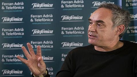 Ferran Adrià: «Se está mejor en este país que en el 99% de los sitios pese a la crisis»
