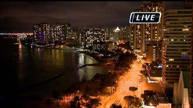 Más de 100.000 evacuados en Hawai por un tsunami con olas menores de las previstas