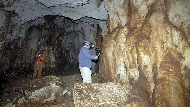 Hallan pinturas del Paleolítico Superior en una cueva alicantina