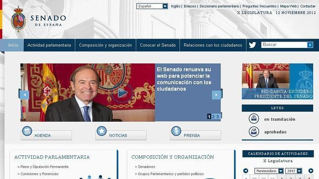 El Senado renueva su página web entre críticas por el elevado coste del proyecto
