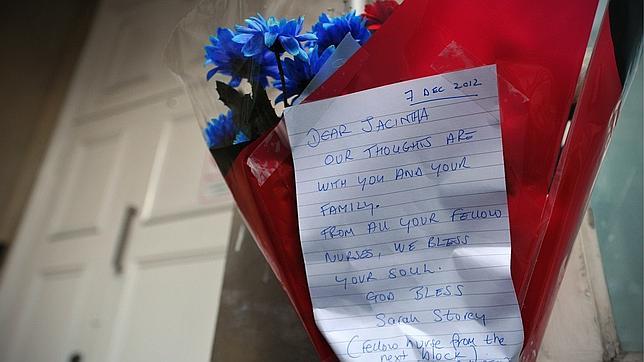 La enfermera Saldanha dejó una carta para su familia antes de morir