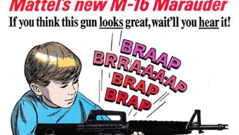 Las armas en EE.UU, un juego de niños