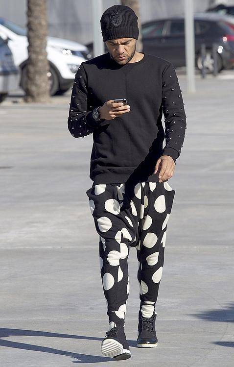 Dani Alves, el más «fashion» del vestuario azulgrana