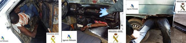 Desarticulada una red que introducía en Melilla a inmigrantes ocultos en dobles fondos