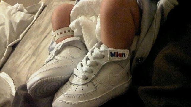 La primera foto de Milan Piqué Mebarak