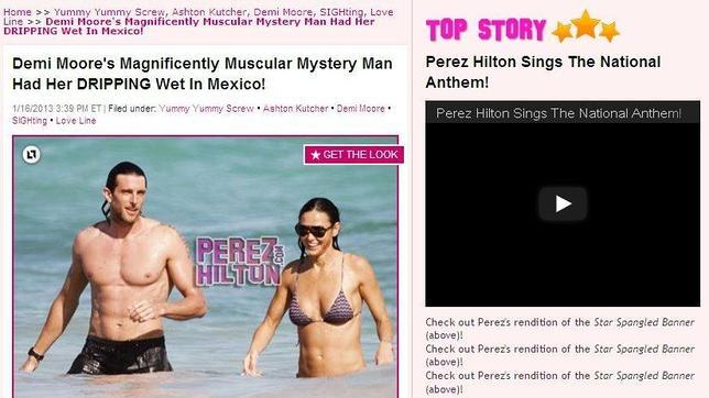 Piero, de Gran Hermano, nuevo acompañante de Demi Moore