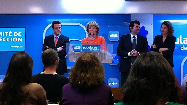 Esperanza Aguirre se ofrece para abordar la regeneración democrática en España