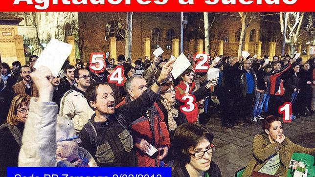 Asesores a sueldo de IU agitan concentraciones «espontáneas» contra el PP en Zaragoza