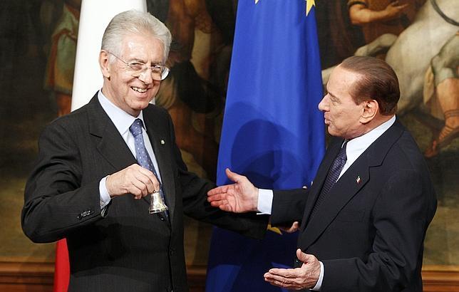 Monti advierte: Europa teme el regreso de Berlusconi