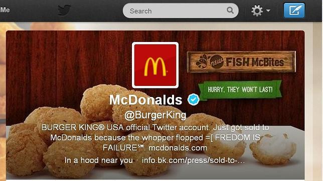 Hackean la cuenta en Twitter de BurgerKing