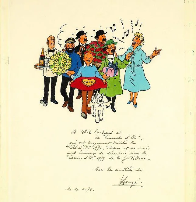 Originales de Astérix, Tintín y Los Pitufos salen a subasta en París