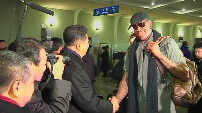 Dennis Rodman lleva la «diplomacia del baloncesto» a Corea del Norte