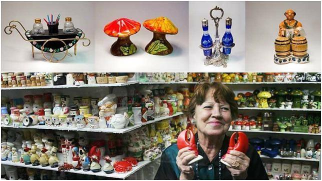 Andrea Ludden, la creadora de este peculiar museo en saleros y pimenteros