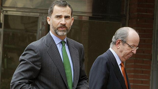 El Príncipe Felipe: «El Rey no va a querer perderse» el partido de Liga de Campeones