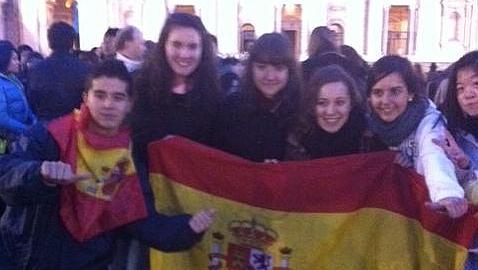 Vuelo con destino a la plaza de San Pedro