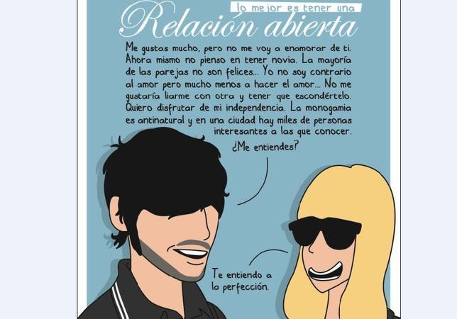 Moderna de Pueblo lanza la guía antihombres hecha cómic femenino