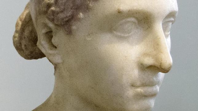Uno de los pocos bustos que se conservan de Cleopatra