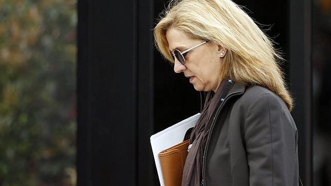 La Abogacía el Estado registra el recurso contra la imputación de la Infanta Cristina