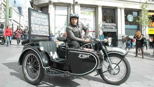 BMW con sidecar para salir del paro