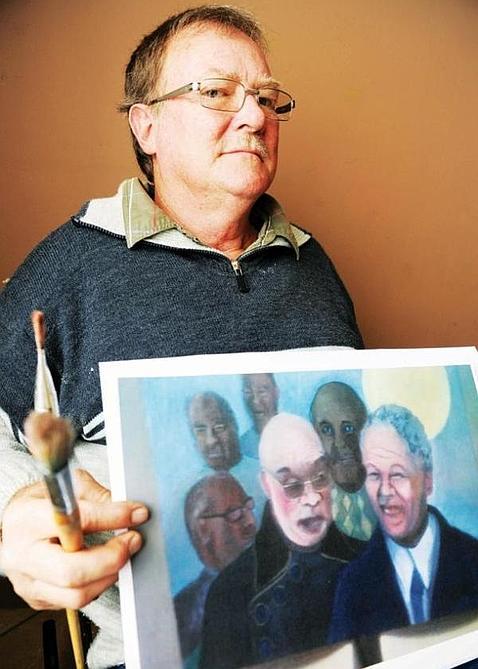 Un museo sudafricano retira un cuadro que muestra a Mandela como hombre blanco