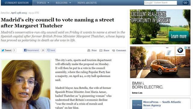 Calle Thatcher: to be or not to be