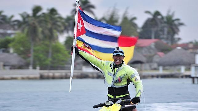 Álvaro de Marichalar llega a Cuba en su moto de agua y se prepara para cruzar el Pacífico