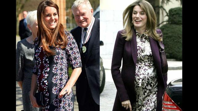 Las princesas Letizia y Catalina y sus look de embarazadas