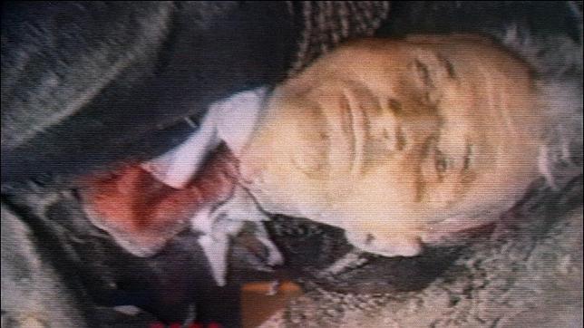 El rostro de Nicolae Ceaucescu tras ser fusilado