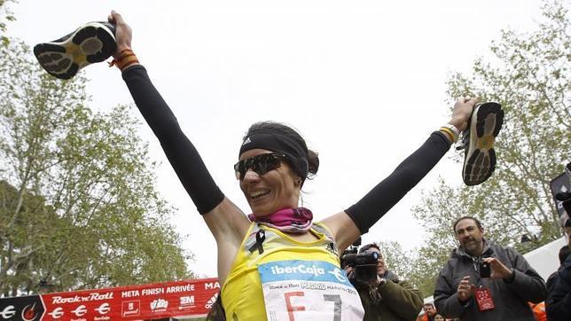Vanessa Veiga gana el Maratón de Madrid