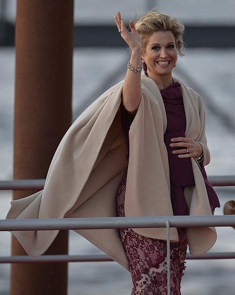 Máxima de Holanda con su último look