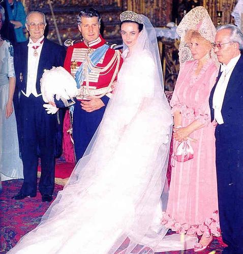 La duquesa de Alba, en la boda de su hijo