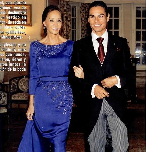 Isabel Preysler en la boda de su hijo Julio José con Charisse Verhaert