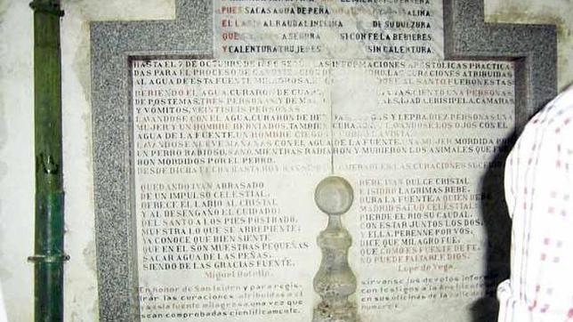 La fuente de San Isidro, en la ermita del santo.