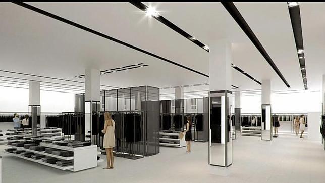 Recreación de la futura tienda de Zara en Serrano