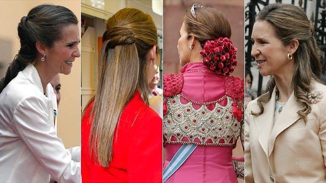 Los peinados de la Infanta Elena
