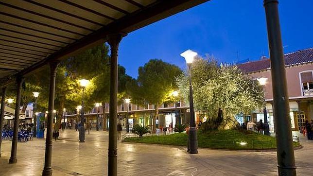Plaza de España, en Daimiel