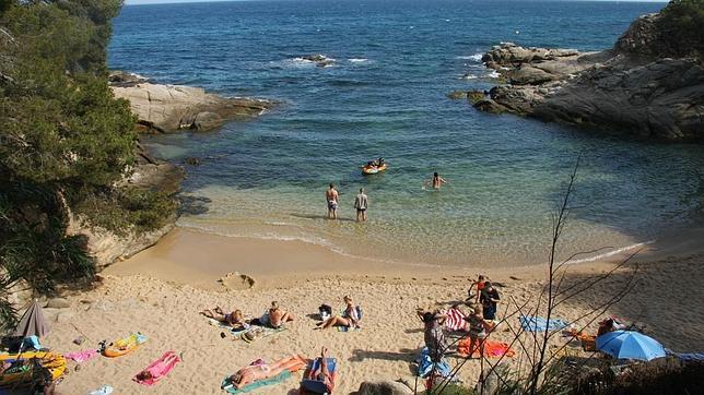 Imagen de una de las calas de Playa D'Aro